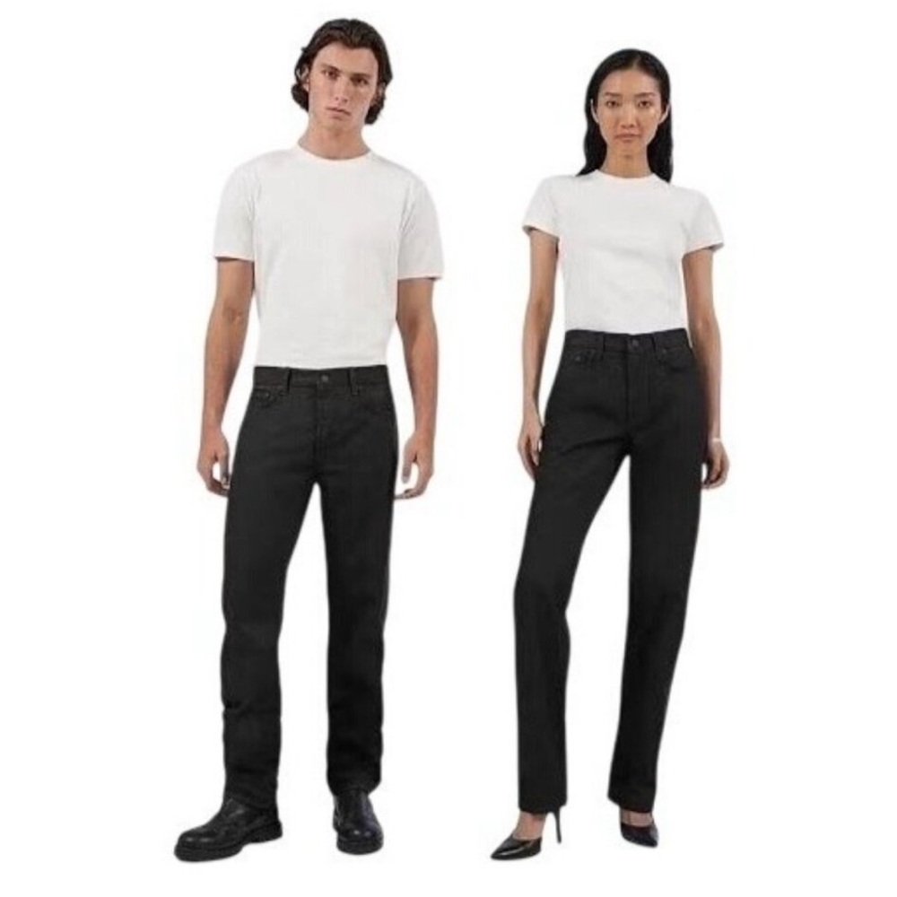 Helmut Lang Unisex Skinny Clean Girl High Fashion Skinny Jean Womens 27 Mens 28